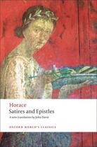 Couverture du livre « Satires and Epistles » de John Davie aux éditions Oup Oxford