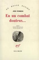 Couverture du livre « En un combat douteux... » de John Steinbeck aux éditions Gallimard
