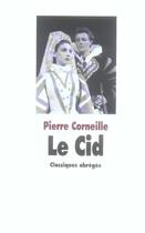 Couverture du livre « Cid (le) » de Corneille Pierre / P aux éditions Ecole Des Loisirs