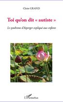 Couverture du livre « Toi qu'on dit 