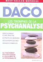 Couverture du livre « Les triomphes de la psychanalyse » de Daco-P aux éditions Marabout