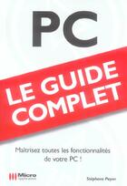 Couverture du livre « Pc » de Stephane Payan aux éditions Micro Application