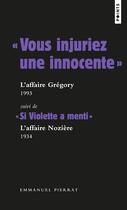 Couverture du livre « 