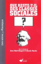 Couverture du livre « LIEN SOCIAL ET POLITIQUES » de Chopart/Martin aux éditions Ehesp