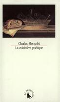 Couverture du livre « La cuisiniere poetique » de Monselet Charles aux éditions Gallimard