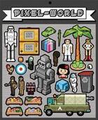 Couverture du livre « Pixel world » de  aux éditions Laurence King