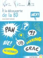 Couverture du livre « La decouverte de la bd (a) » de Jean-Benoit Durand aux éditions Pere Castor