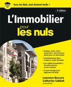 Couverture du livre « L'immobilier pour les nuls (5e édition) » de Laurence Boccara et Catherine Sabbah aux éditions First