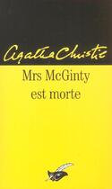 Couverture du livre « Mrs McGinty est morte » de Agatha Christie aux éditions Editions Du Masque