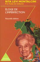 Couverture du livre « Eloge de l'imperfection » de Rita Levi-Montalcini aux éditions Odile Jacob