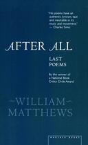 Couverture du livre « After All » de Matthews William aux éditions Houghton Mifflin Harcourt