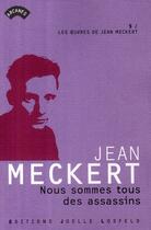 Couverture du livre « Nous sommes tous des assassins » de Jean Meckert aux éditions Joelle Losfeld