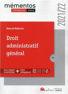 Couverture du livre « Droit administratif général » de Ramu De Bellescize aux éditions Gualino