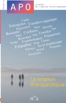 Couverture du livre « APO. La revue de l'Analyse Psycho-Organique. N°2. » de Marc Tocquet. Redact aux éditions Books On Demand