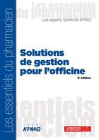 Couverture du livre « Solutions de gestion pour l'officine (3e édition) » de  aux éditions Moniteur Des Pharmacies
