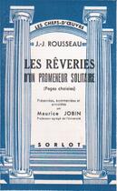 Couverture du livre « Les rêveries d'un promeneur solitaire » de Jean-Jacques Rousseau aux éditions Nel