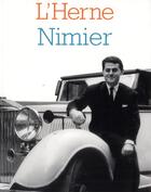 Couverture du livre « Les cahiers de l'Herne : Roger Nimier » de Marc Dambre aux éditions L'herne