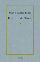 Couverture du livre « Histoire de tönle » de Mario Rigoni Stern aux éditions Verdier