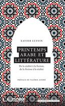 Couverture du livre « Printemps arabe et littérature » de Xavier Luffin aux éditions Bebooks