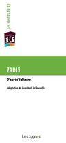 Couverture du livre « Zadig, d'après Voltaire » de Gwenhael De Gouvello aux éditions Les Cygnes