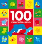 Couverture du livre « 100 Images Faciles A Colorier : Les Dauphins » de Busquets/Busquets aux éditions Lito