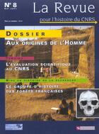 Couverture du livre « Revue pour l'histoire du cnrs numero 8 mai 2003 » de  aux éditions Cnrs