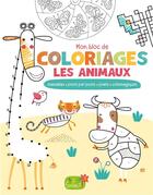 Couverture du livre « Coloriages les animaux (coll. mes petits blocs) » de  aux éditions 1 2 3 Soleil