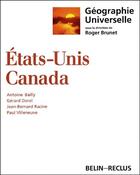 Couverture du livre « Etats-Unis ; Canada » de Bailly/Dorel/Racine aux éditions Belin