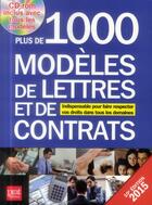 Couverture du livre « Plus de 1000 modèles de lettres et de contrats 2015 » de  aux éditions Prat