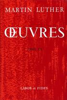 Couverture du livre « Oeuvres luther t.9 rel lab » de  aux éditions Labor Et Fides