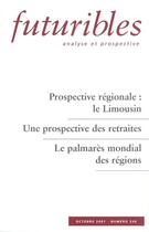 Couverture du livre « PROSPECTIVE REGIONALE : LE LIMOUSIN » de Delannoy/Parant aux éditions Futuribles