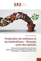 Couverture du livre « Production du methane et du biofertiliseur : l'energie verte des dechets - valorisation energetique » de Kheira Benaissa N. aux éditions Editions Universitaires Europeennes