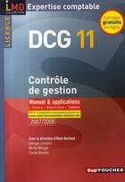 Couverture du livre « Contrôle de gestion ; dcg 11 » de G Langlois aux éditions Foucher