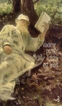 Couverture du livre « Tolstoï est mort » de Pozner/Le aux éditions Christian Bourgois