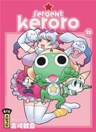 Couverture du livre « Sergent Keroro Tome 25 » de Mine Yoshizaki aux éditions Kana
