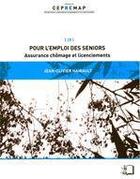 Couverture du livre « Pour l'emploi des seniors » de Jean-Olivier Hairault aux éditions Editions Rue D'ulm