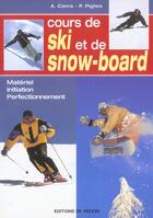 Couverture du livre « Cours de ski et snowboard » de G Spini aux éditions De Vecchi