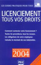 Couverture du livre « LICENCIEMENT (édition 2004) » de Karl Paolin aux éditions Prat