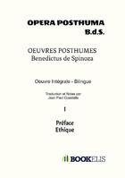 Couverture du livre « Opera posthuma I ; oeuvres posthumes i » de Benedictus De Spinoza aux éditions Bookelis