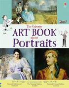 Couverture du livre « Art book about portraits » de Rosie Dickins aux éditions Usborne