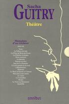 Couverture du livre « Théâtre ; coffret » de Sacha Guitry aux éditions Omnibus