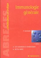Couverture du livre « Immunologie Generale » de Philippe Letonturier et Alain Sobel aux éditions Elsevier-masson