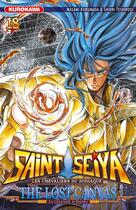 Couverture du livre « Saint Seiya - the lost Canvas ; la légende d'Hadès Tome 18 » de Masami Kurumada et Shiori Teshirogi aux éditions Kurokawa