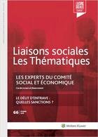 Couverture du livre « Les experts du comité social et économique n°66 ; cas de recours et financement (2e édition) » de S. Andre et S. Limou et Florence Lefrancois aux éditions Liaisons