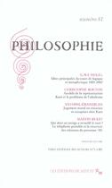 Couverture du livre « Revue Philosophie Minuit T.81 » de  aux éditions Minuit