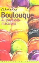 Couverture du livre « Au pays des macarons » de Clemence Boulouque aux éditions Mercure De France