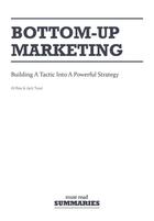 Couverture du livre « Summary : bottom-up marketing (review and analysis of Ries and Trout's book) » de Businessnews Publish aux éditions Business Book Summaries