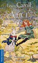 Couverture du livre « Alice au pays des merveilles » de Lewis Carroll aux éditions De Boree