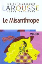 Couverture du livre « Le Misanthrope » de Moliere aux éditions Larousse