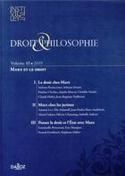 Couverture du livre « Droit & philosophie t.10 ; Marx et le droit » de  aux éditions Dalloz